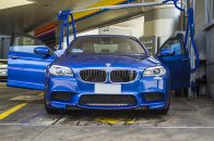 blaues Auto, BMW
